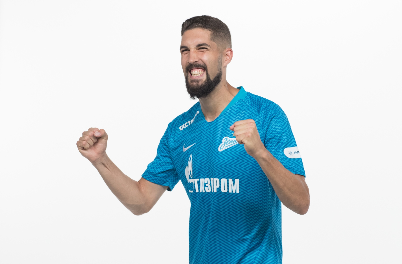 Фотосессия футболистов и тренеров основного состава ФК «Зенит» сезона 2018/19