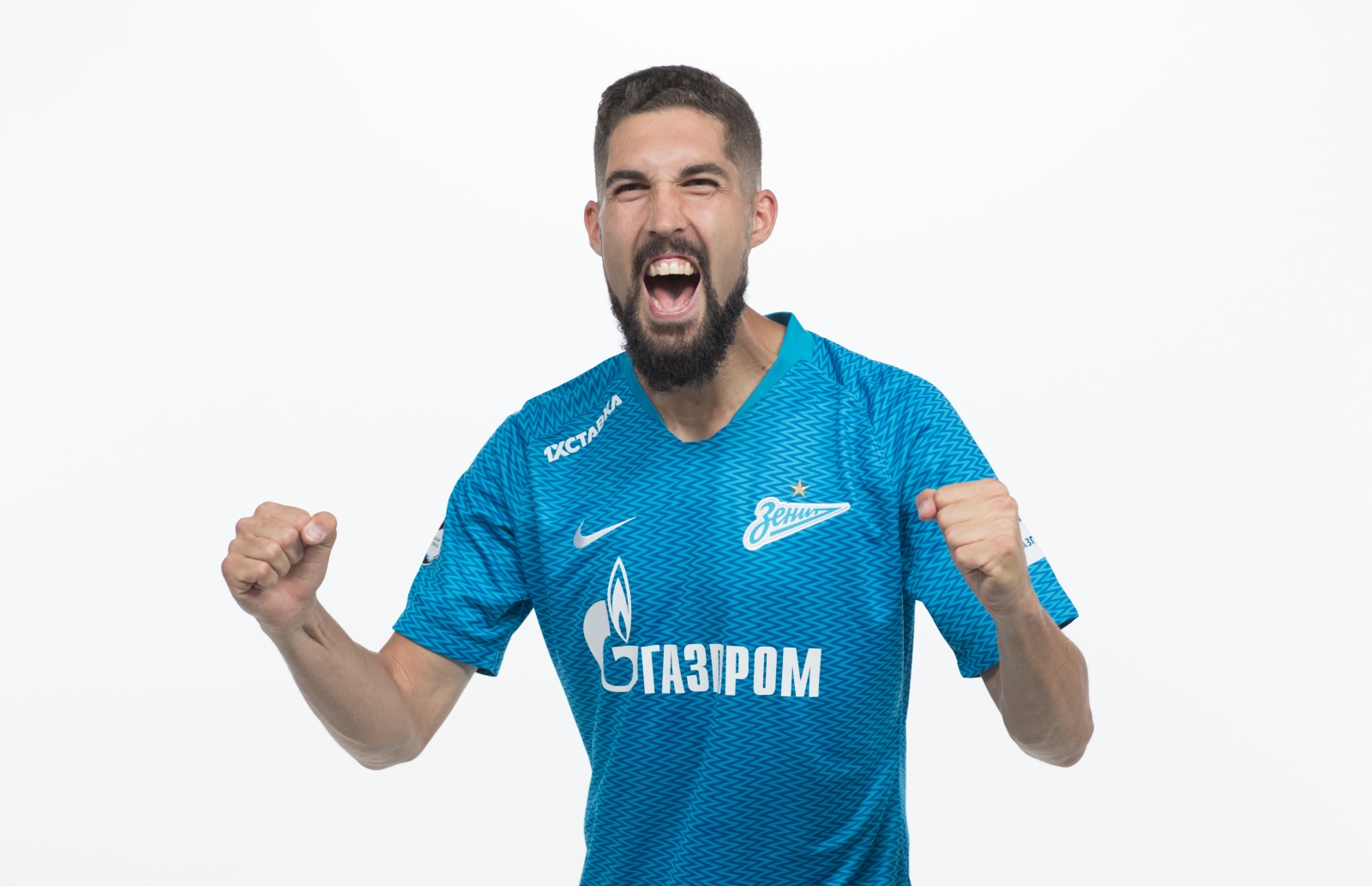 Фотосессия футболистов и тренеров основного состава ФК «Зенит» сезона 2018/19