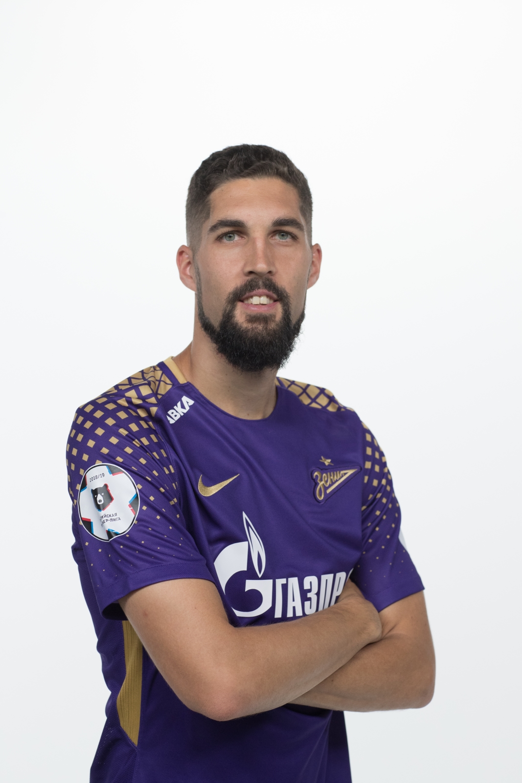 Фотосессия футболистов и тренеров основного состава ФК «Зенит» сезона 2018/19