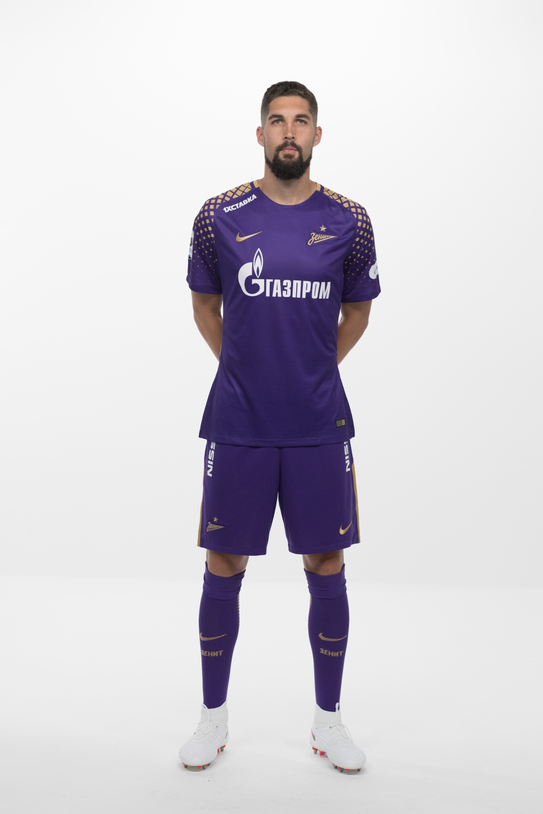 Фотосессия футболистов и тренеров основного состава ФК «Зенит» сезона 2018/19