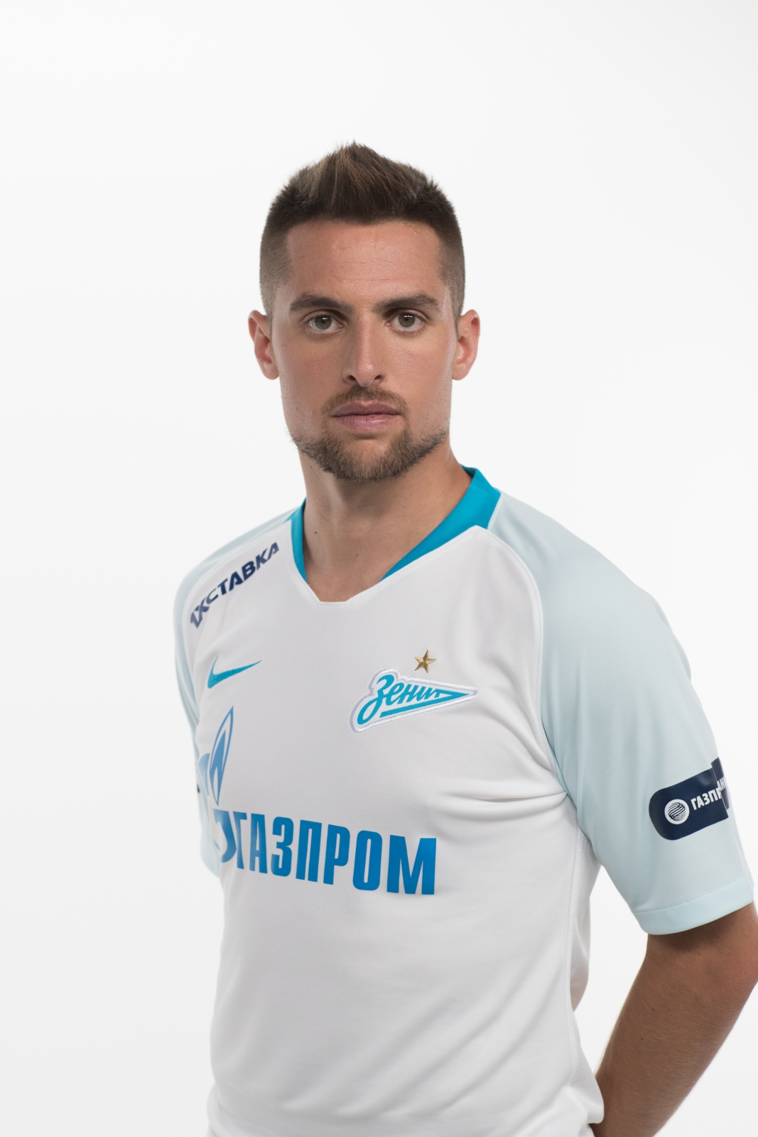 Фотосессия футболистов и тренеров основного состава ФК «Зенит» сезона 2018/19