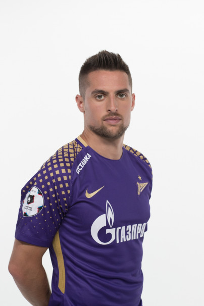 Фотосессия футболистов и тренеров основного состава ФК «Зенит» сезона 2018/19