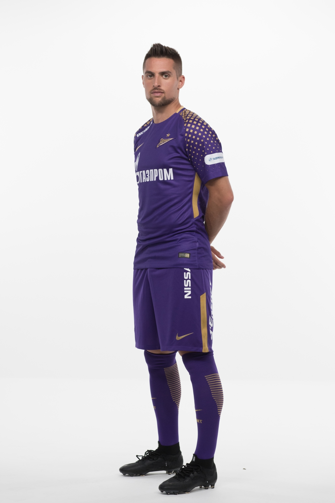 Фотосессия футболистов и тренеров основного состава ФК «Зенит» сезона 2018/19