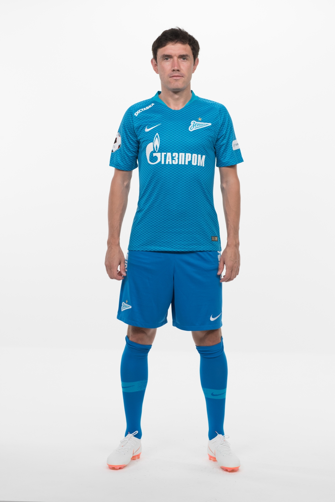 Фотосессия футболистов и тренеров основного состава ФК «Зенит» сезона 2018/19