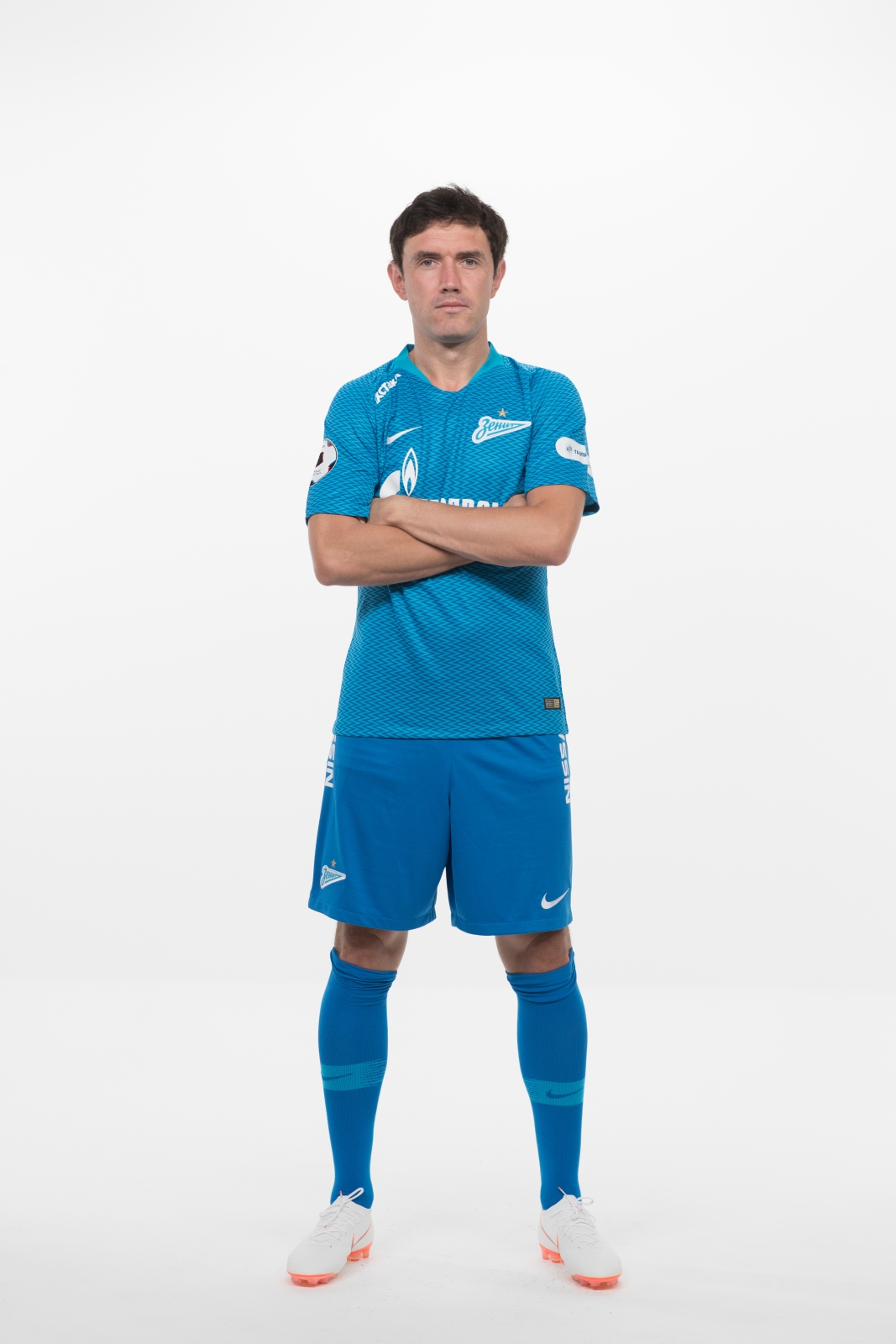 Фотосессия футболистов и тренеров основного состава ФК «Зенит» сезона 2018/19