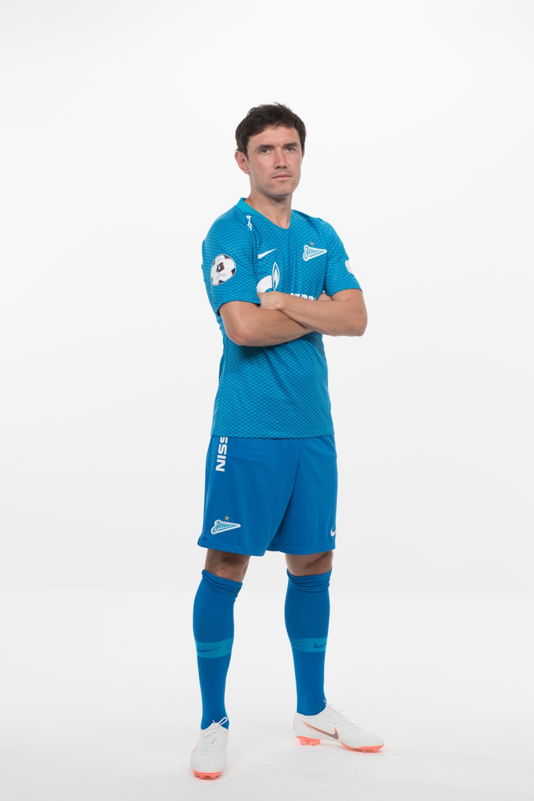 Фотосессия футболистов и тренеров основного состава ФК «Зенит» сезона 2018/19