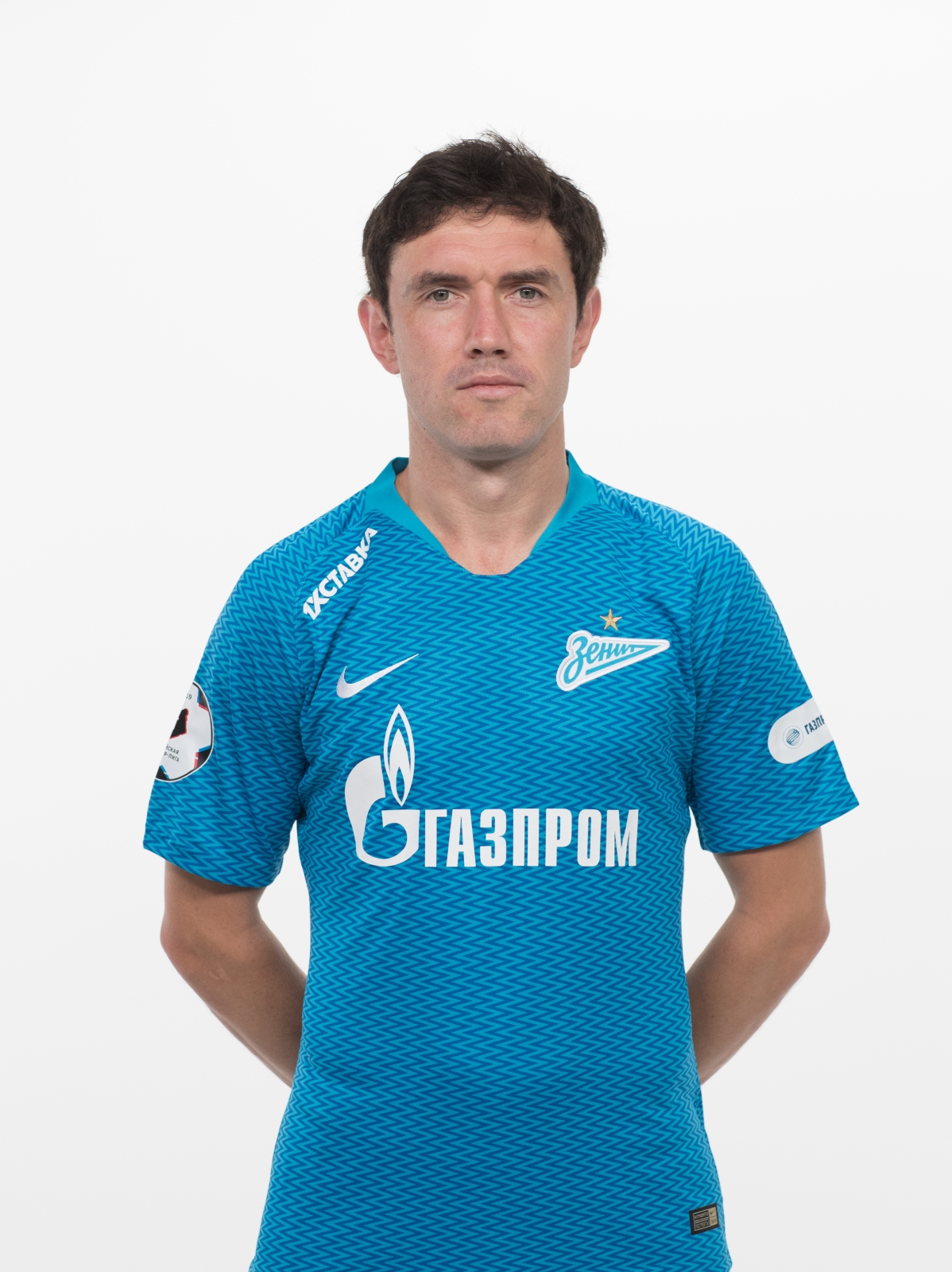 Фотосессия футболистов и тренеров основного состава ФК «Зенит» сезона 2018/19