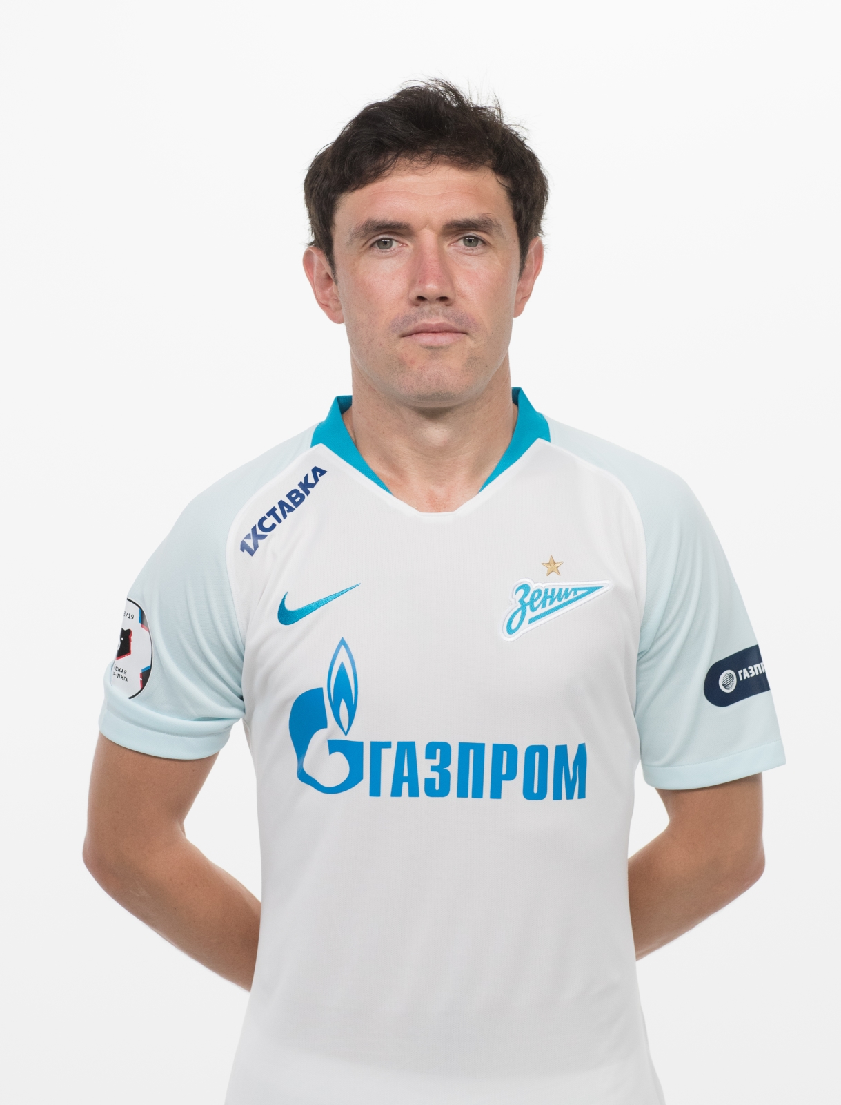 Фотосессия футболистов и тренеров основного состава ФК «Зенит» сезона 2018/19