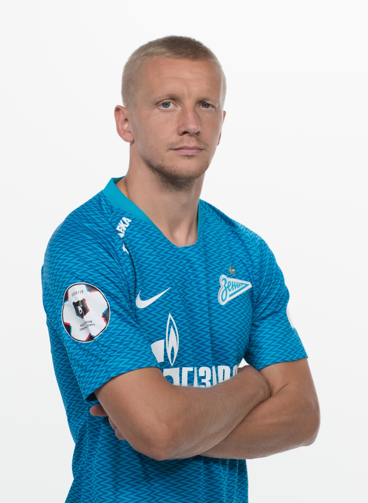 Фотосессия футболистов и тренеров основного состава ФК «Зенит» сезона 2018/19