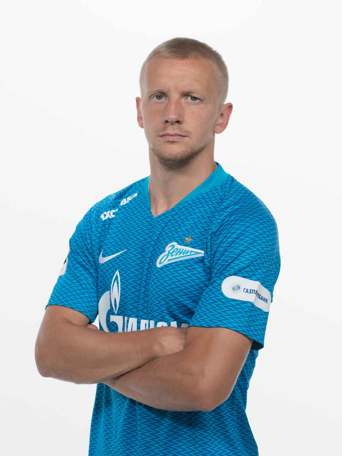 Фотосессия футболистов и тренеров основного состава ФК «Зенит» сезона 2018/19