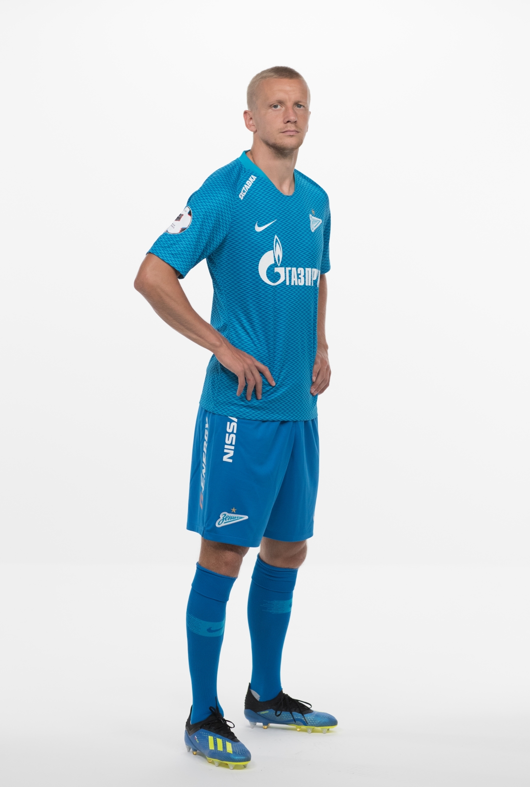 Фотосессия футболистов и тренеров основного состава ФК «Зенит» сезона 2018/19