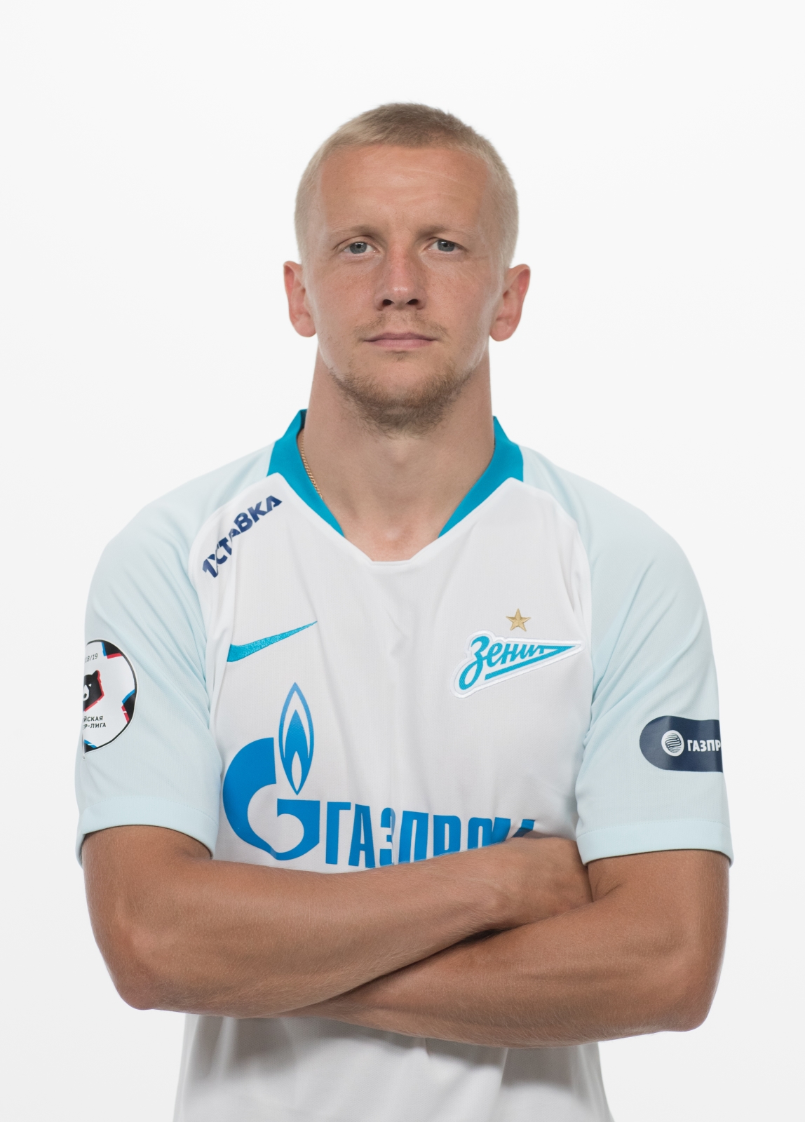 Фотосессия футболистов и тренеров основного состава ФК «Зенит» сезона 2018/19