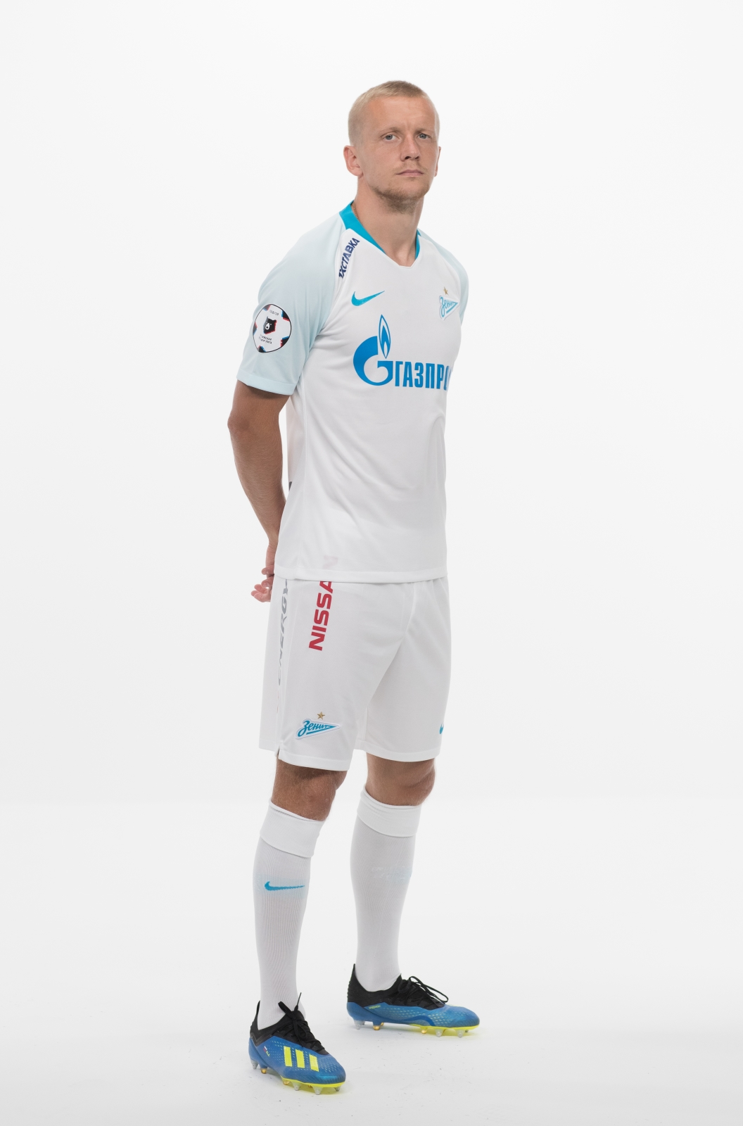 Фотосессия футболистов и тренеров основного состава ФК «Зенит» сезона 2018/19