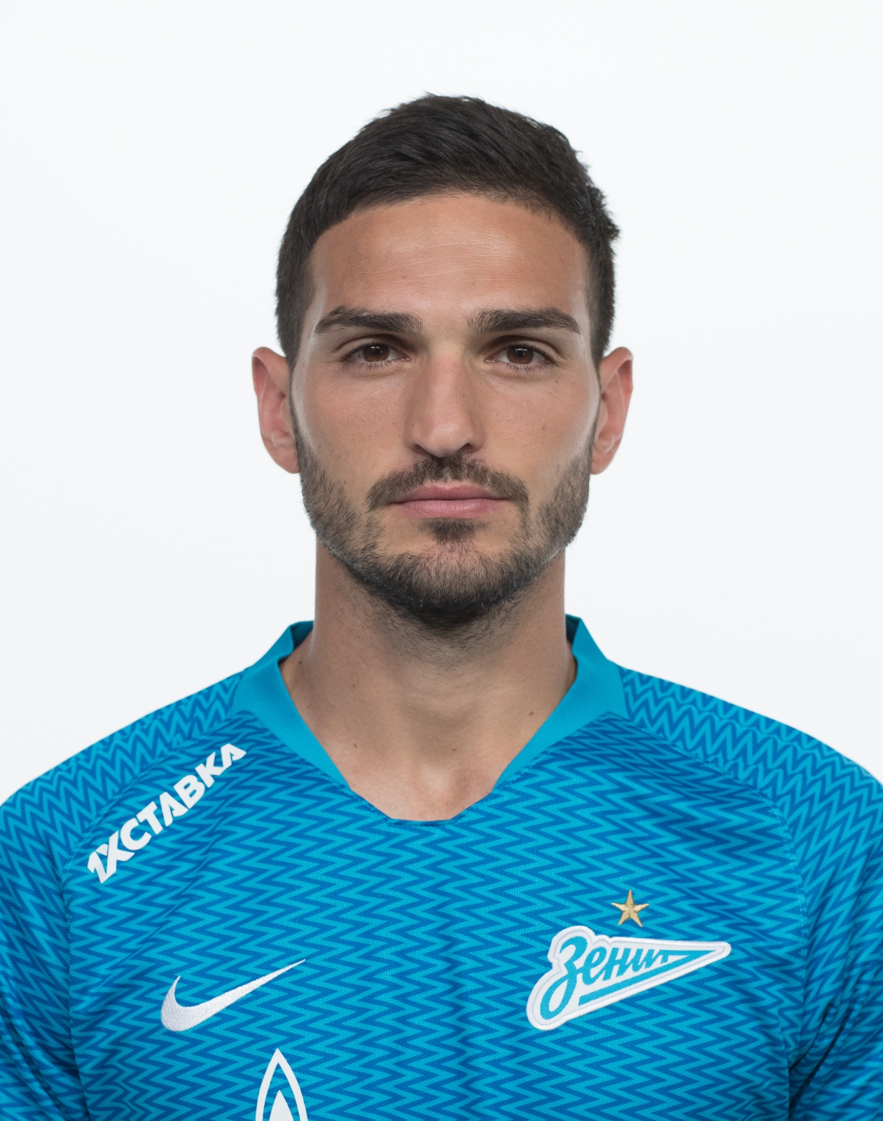 Фотосессия футболистов и тренеров основного состава ФК «Зенит» сезона 2018/19