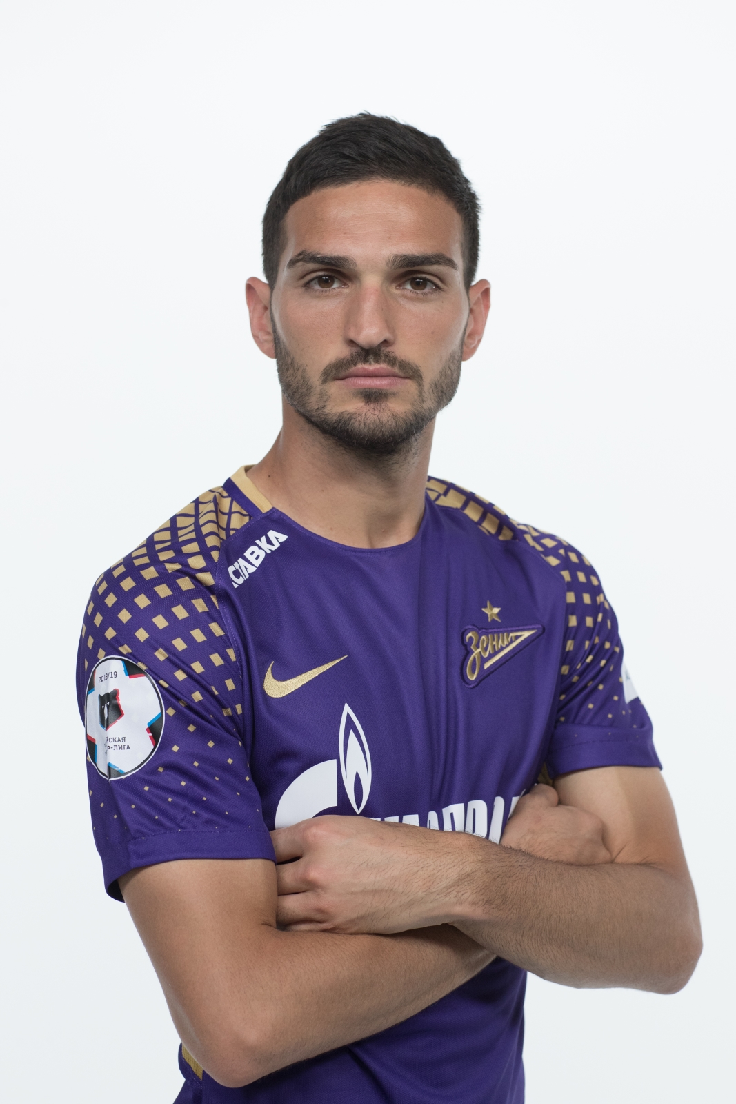 Фотосессия футболистов и тренеров основного состава ФК «Зенит» сезона 2018/19