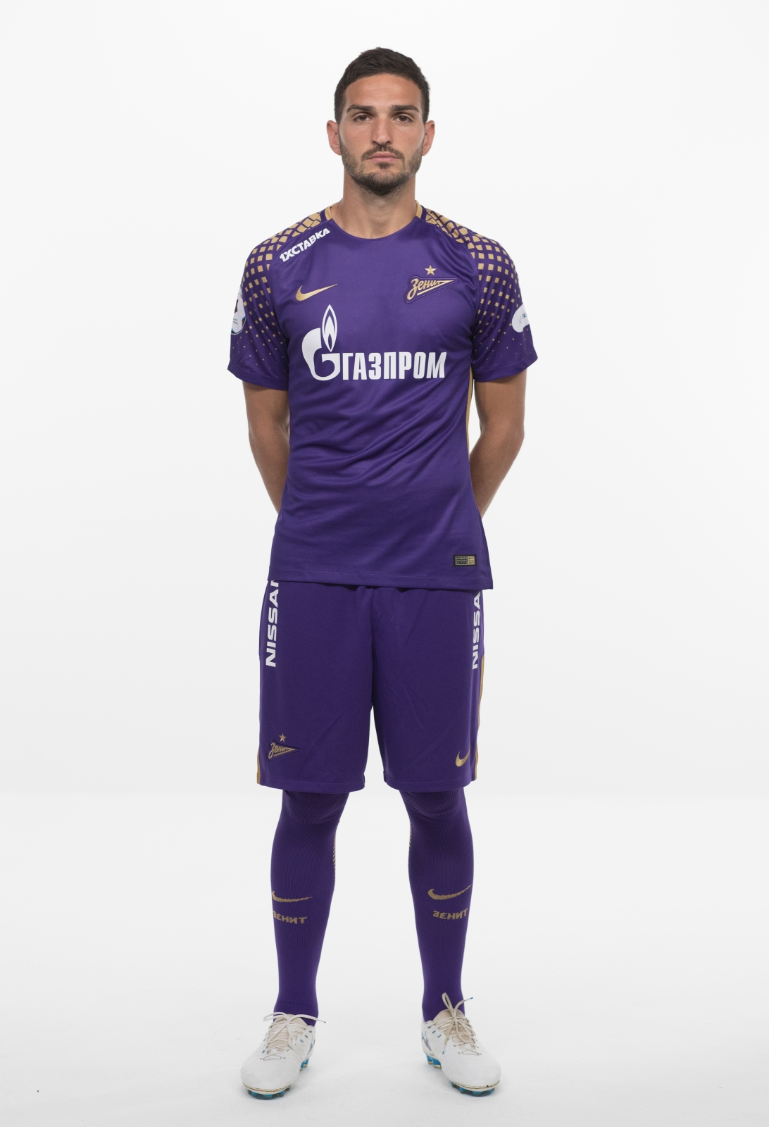 Фотосессия футболистов и тренеров основного состава ФК «Зенит» сезона 2018/19