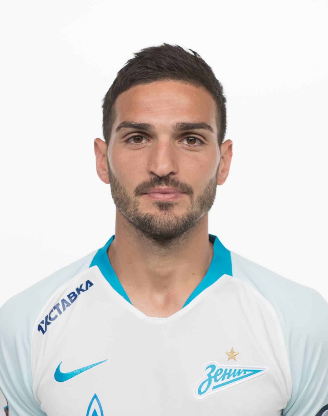 Фотосессия футболистов и тренеров основного состава ФК «Зенит» сезона 2018/19