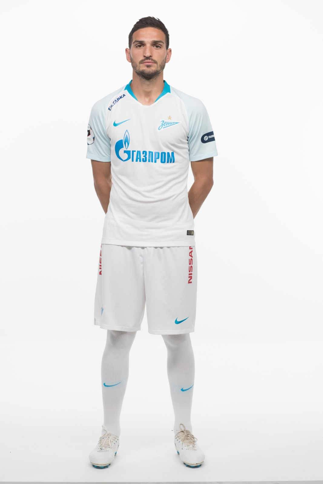 Фотосессия футболистов и тренеров основного состава ФК «Зенит» сезона 2018/19