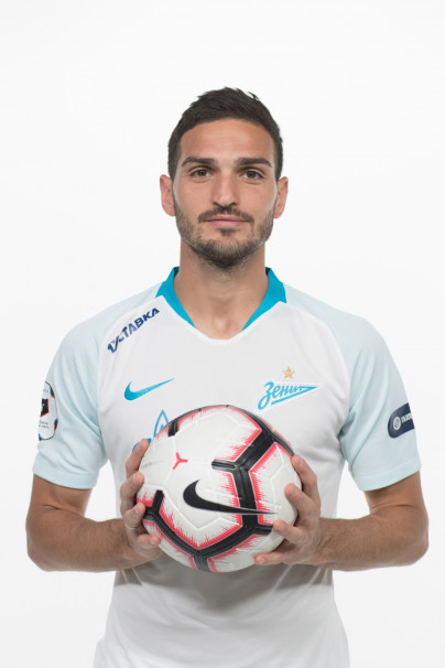 Фотосессия футболистов и тренеров основного состава ФК «Зенит» сезона 2018/19