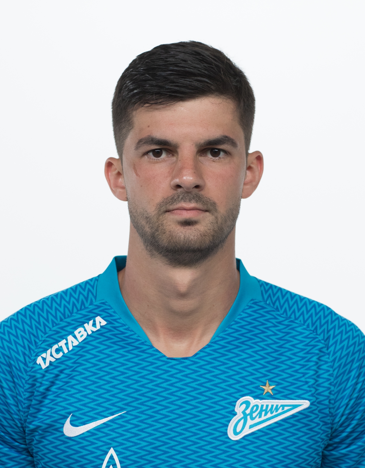 Фотосессия футболистов и тренеров основного состава ФК «Зенит» сезона 2018/19