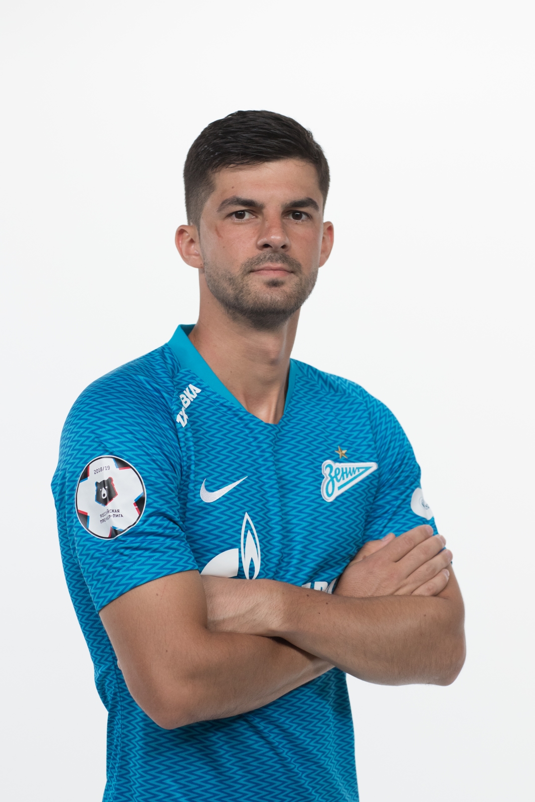 Фотосессия футболистов и тренеров основного состава ФК «Зенит» сезона 2018/19