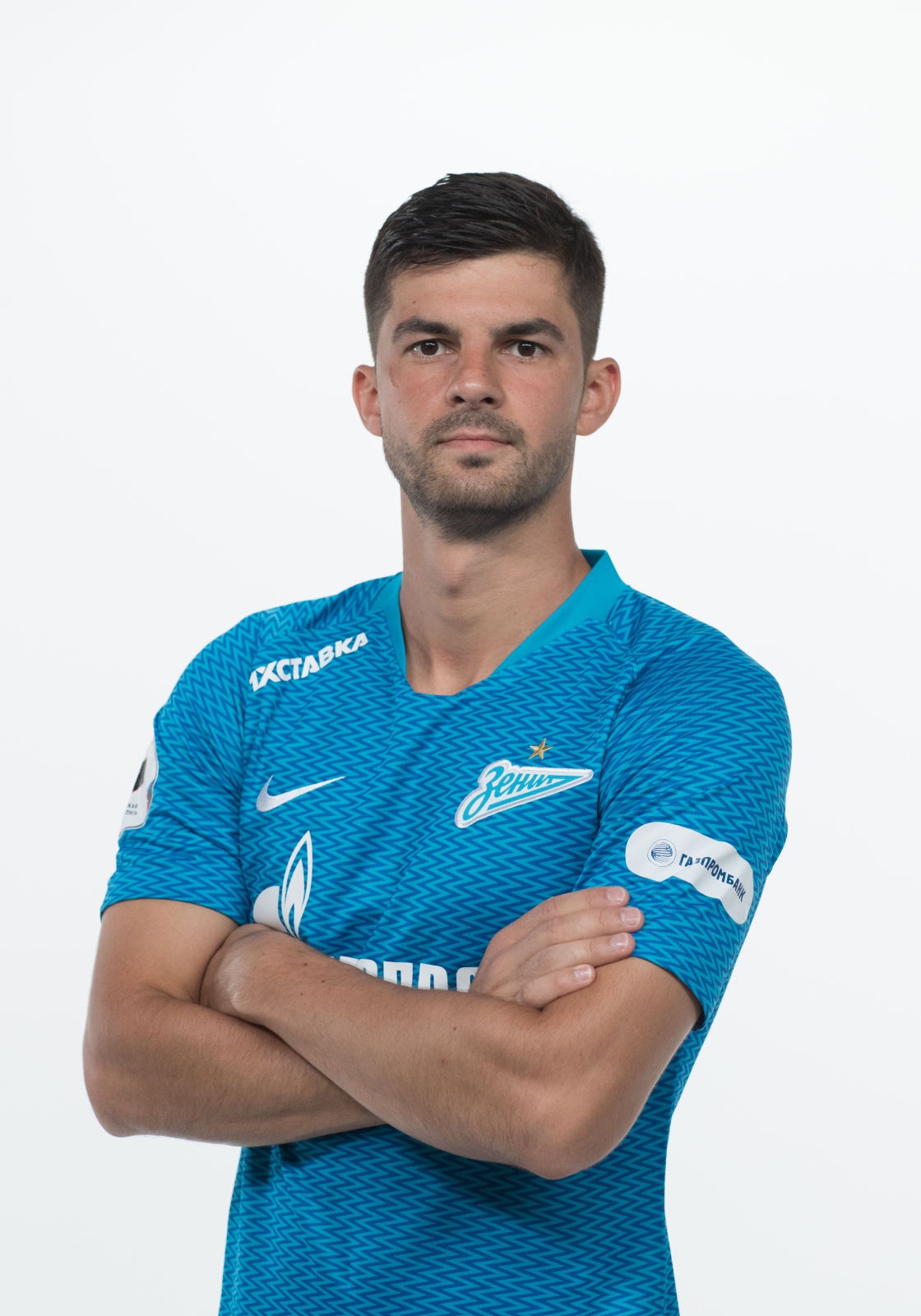 Фотосессия футболистов и тренеров основного состава ФК «Зенит» сезона 2018/19