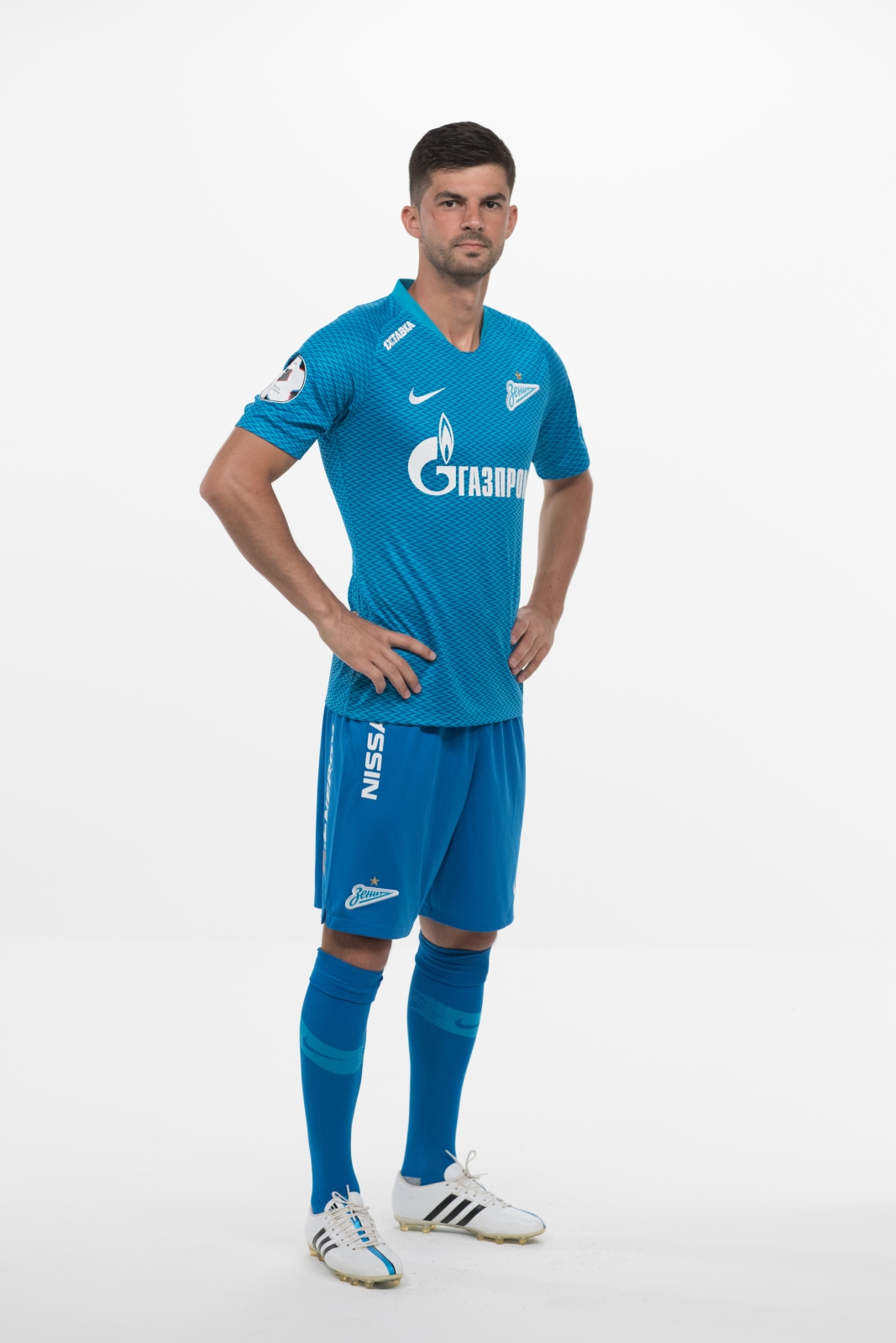 Фотосессия футболистов и тренеров основного состава ФК «Зенит» сезона 2018/19