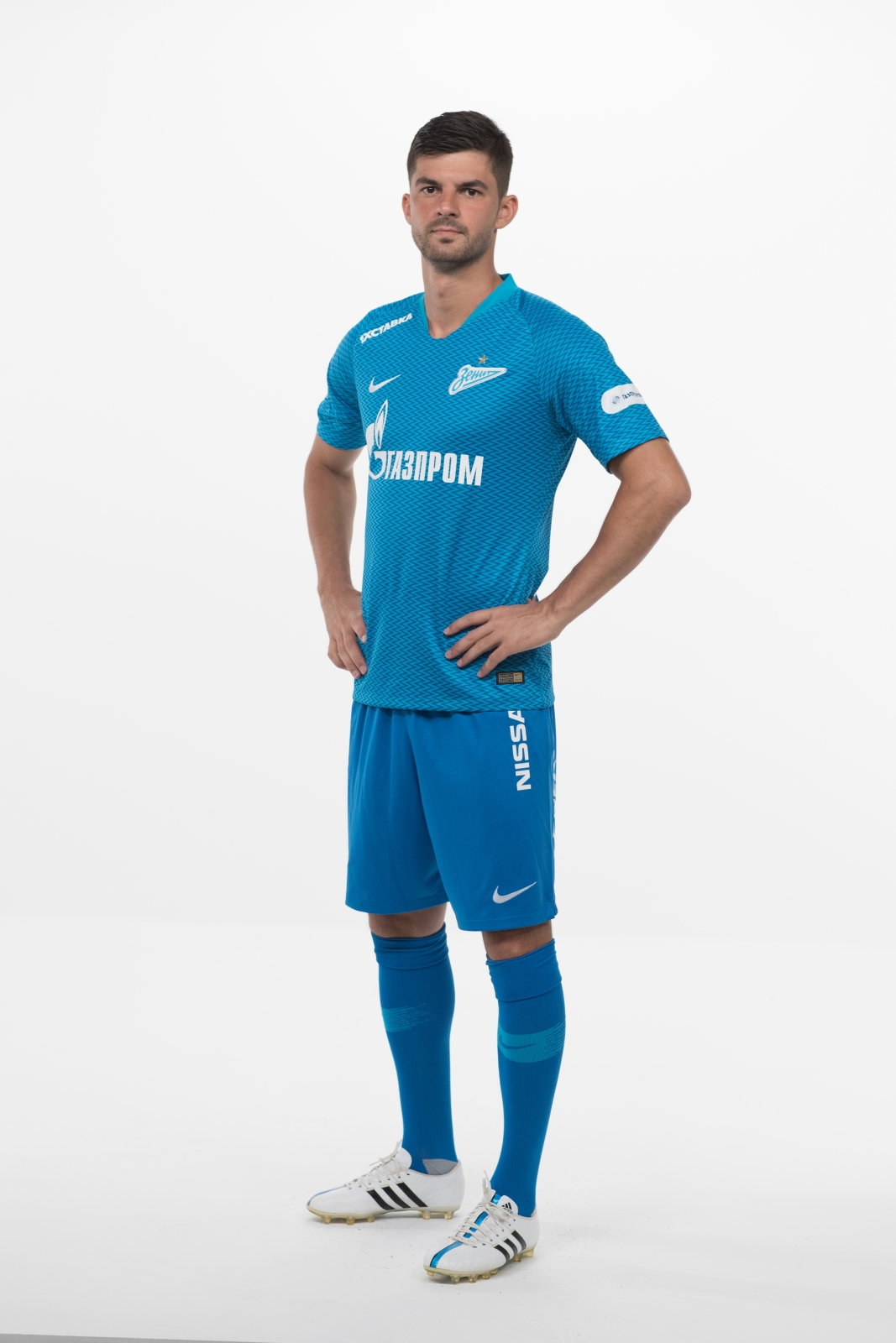 Фотосессия футболистов и тренеров основного состава ФК «Зенит» сезона 2018/19