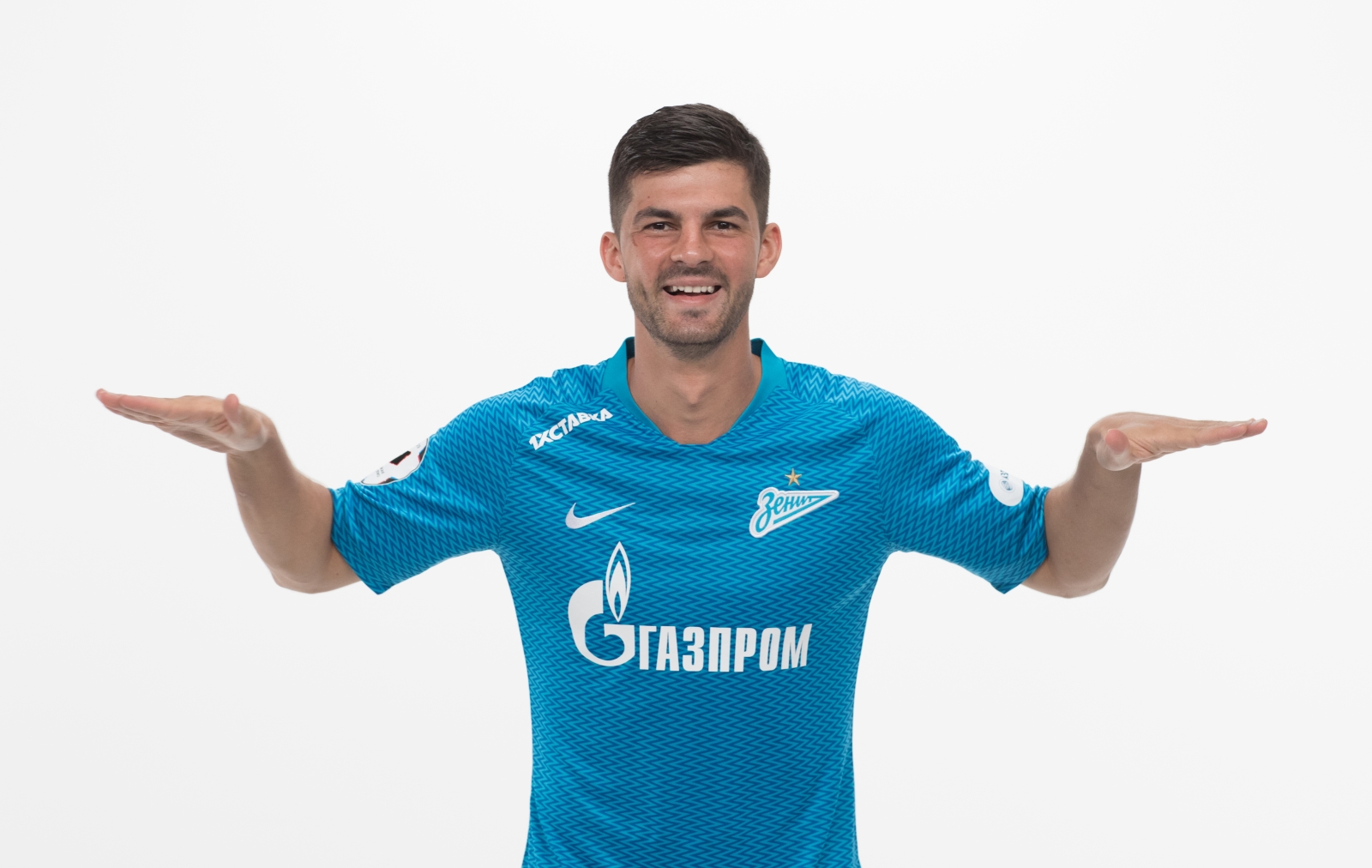 Фотосессия футболистов и тренеров основного состава ФК «Зенит» сезона 2018/19