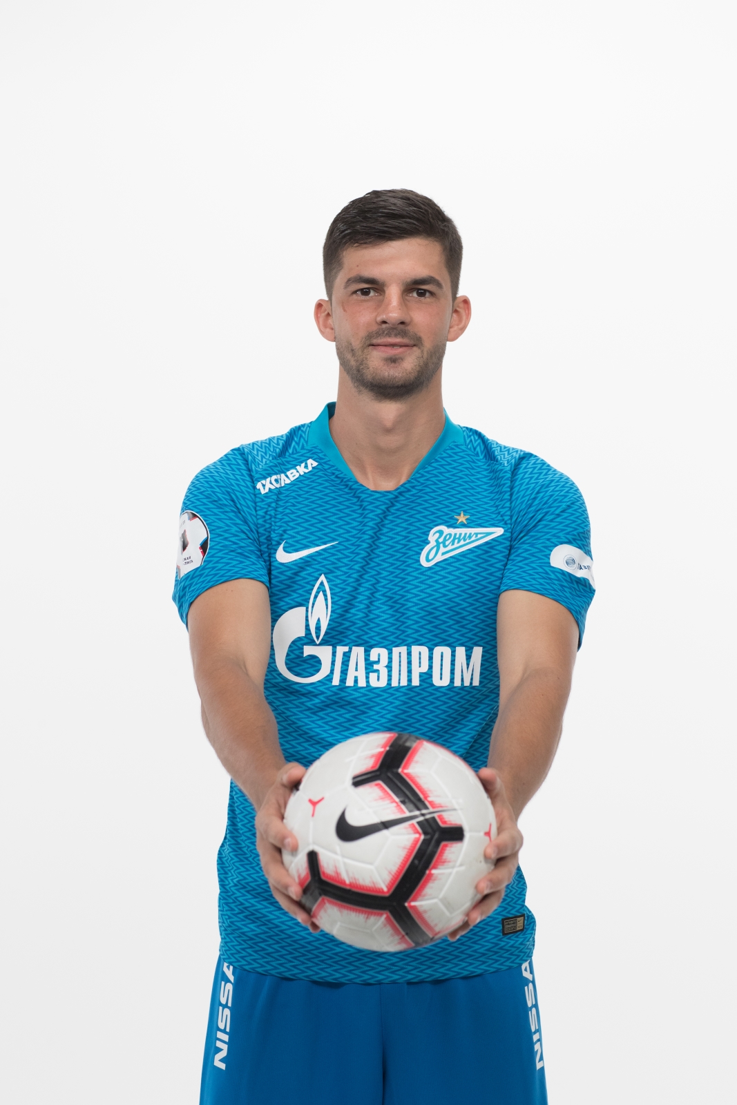 Фотосессия футболистов и тренеров основного состава ФК «Зенит» сезона 2018/19