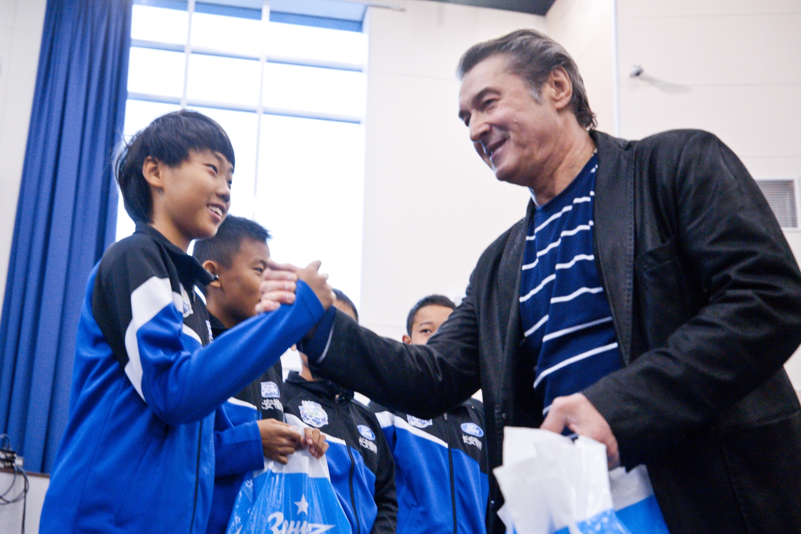 Церемония открытия тренировочного сбора китайской команды в Академии