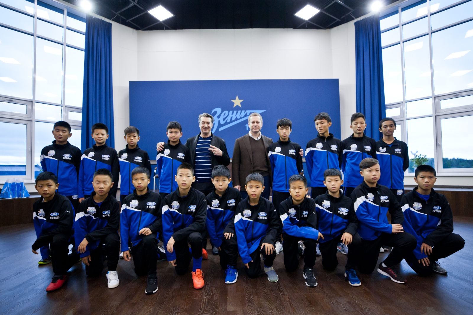 Церемония открытия тренировочного сбора китайской команды в Академии