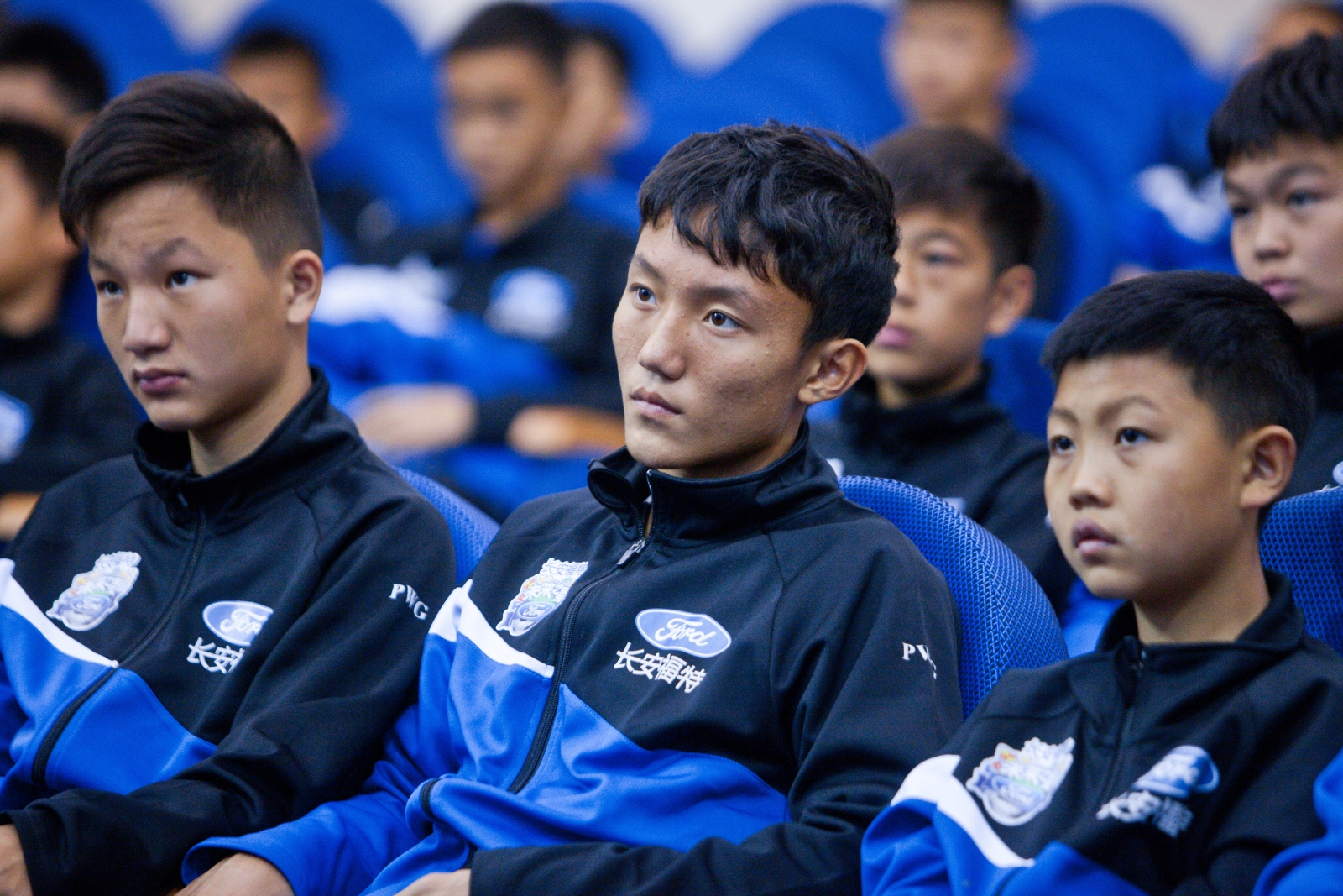 Церемония открытия тренировочного сбора китайской команды в Академии