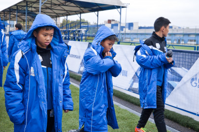 Церемония открытия тренировочного сбора китайской команды в Академии