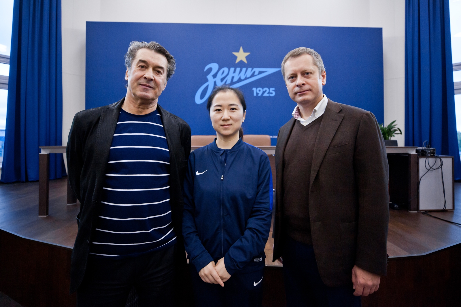 Церемония открытия тренировочного сбора китайской команды в Академии