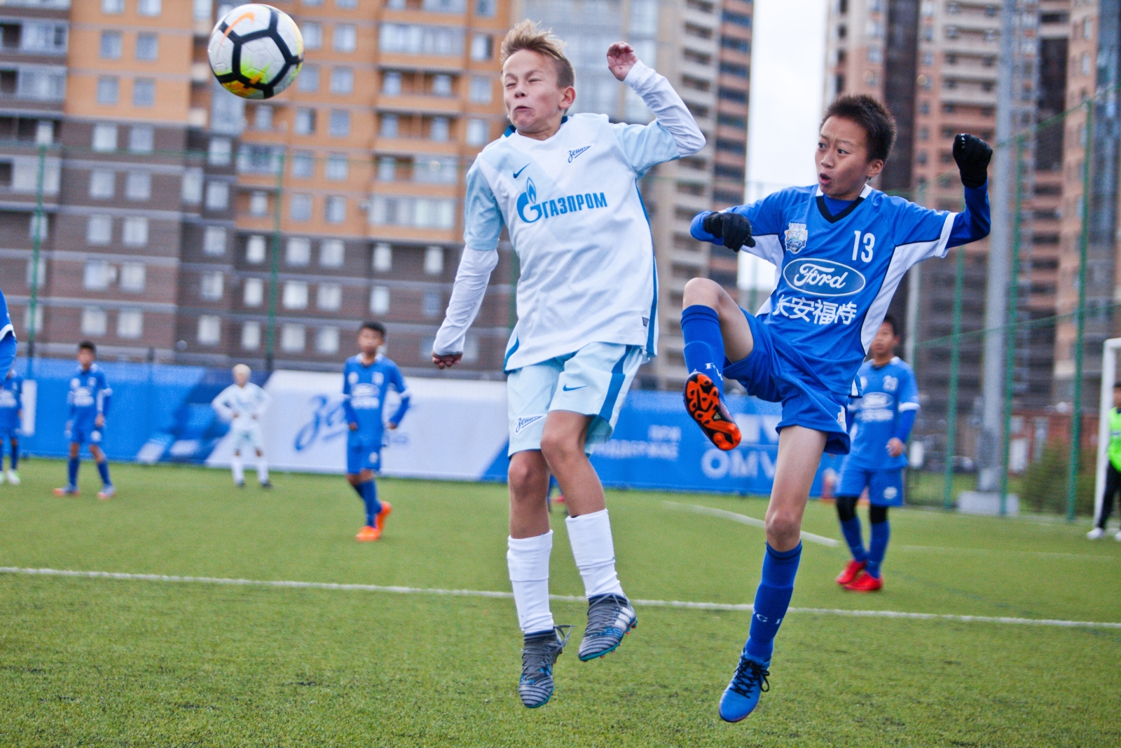 Товарищеский матч между «Зенитом» U-12 и китайской командой