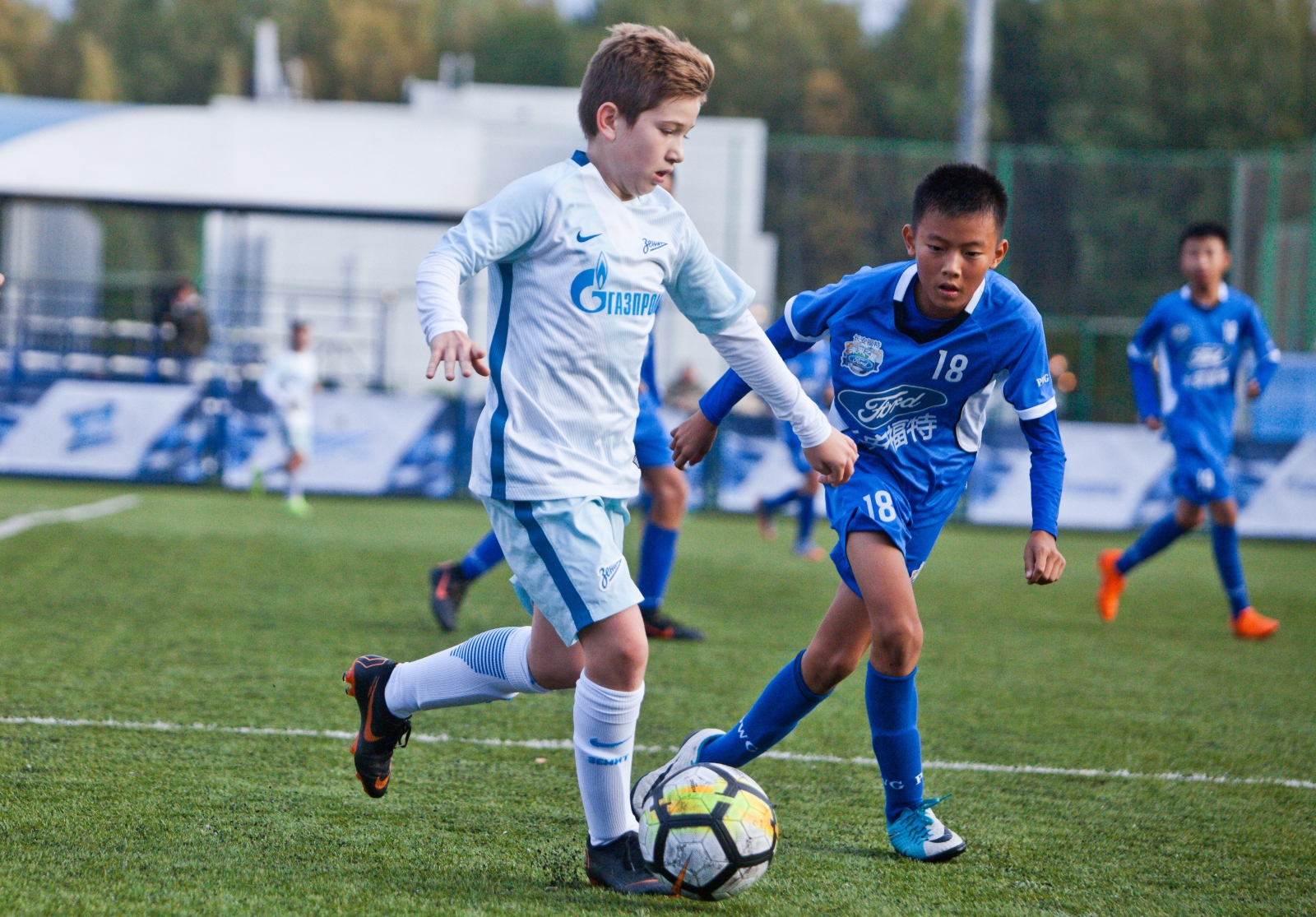 Товарищеский матч между «Зенитом» U-12 и китайской командой