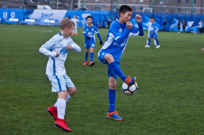 Товарищеский матч между «Зенитом» U-12 и китайской командой