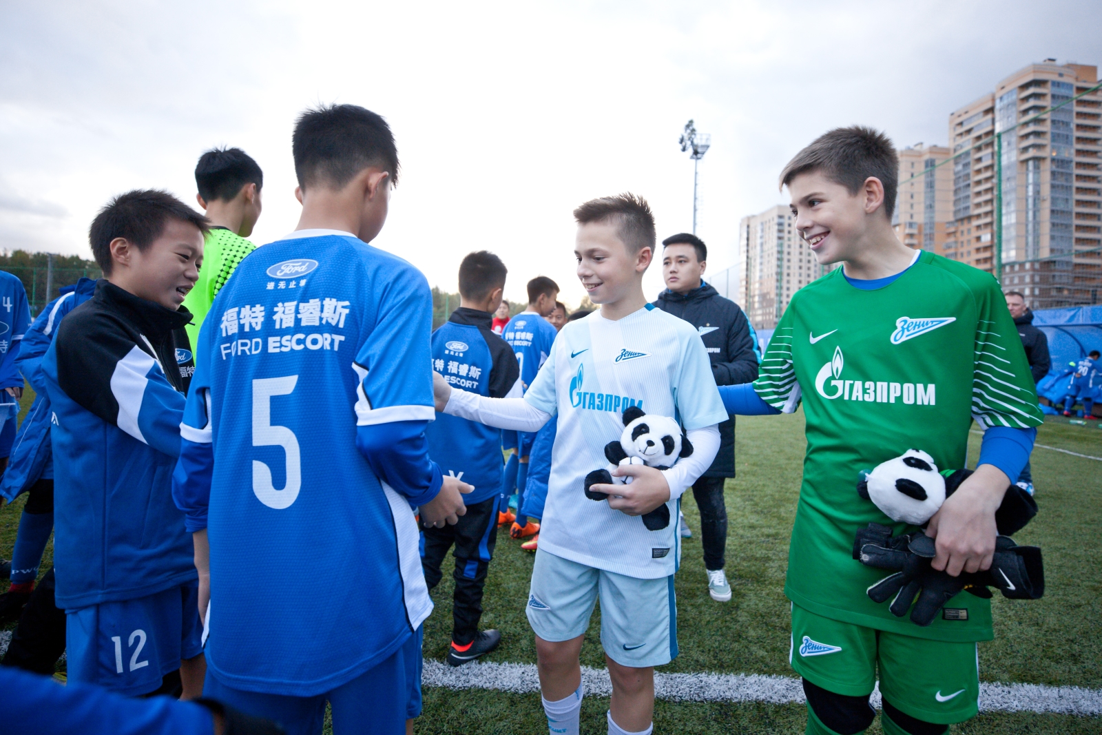 Товарищеский матч между «Зенитом» U-12 и китайской командой