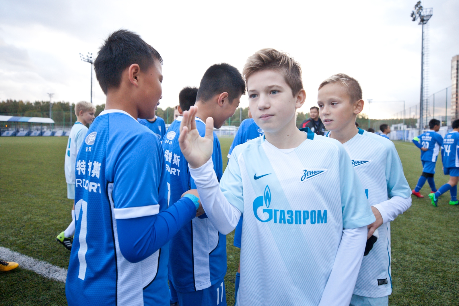 Товарищеский матч между «Зенитом» U-12 и китайской командой