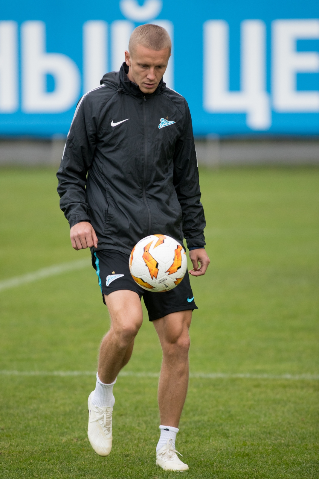 Открытая тренировка «Зенита» перед матчем со «Славией»