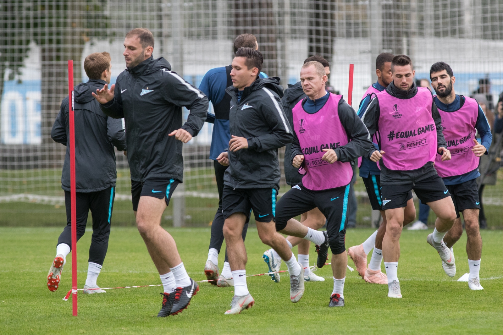 Открытая тренировка «Зенита» перед матчем со «Славией»