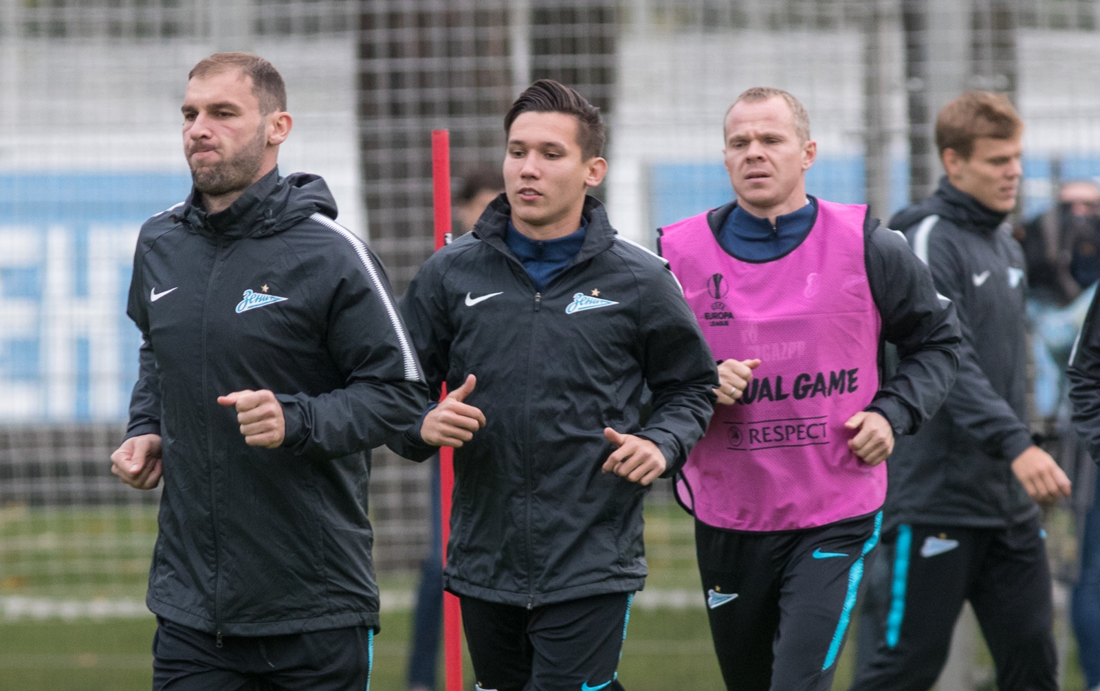 Открытая тренировка «Зенита» перед матчем со «Славией»