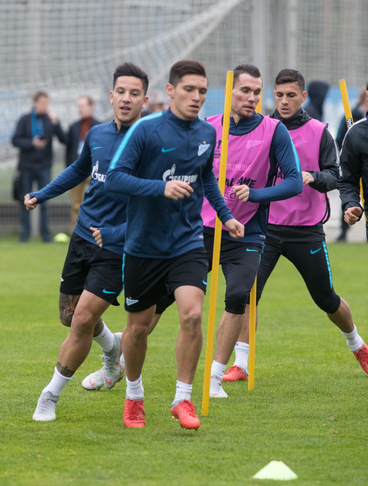 Открытая тренировка «Зенита» перед матчем со «Славией»