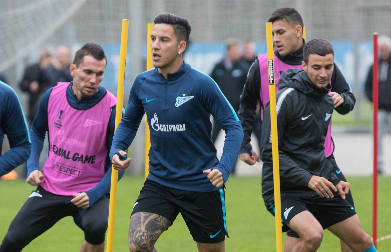Открытая тренировка «Зенита» перед матчем со «Славией»