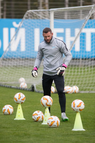 Открытая тренировка «Зенита» перед матчем со «Славией»