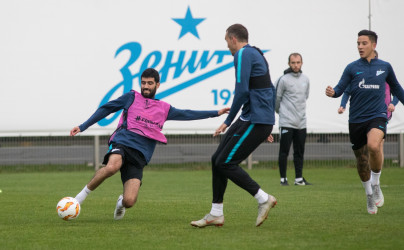 Открытая тренировка «Зенита» перед матчем со «Славией»
