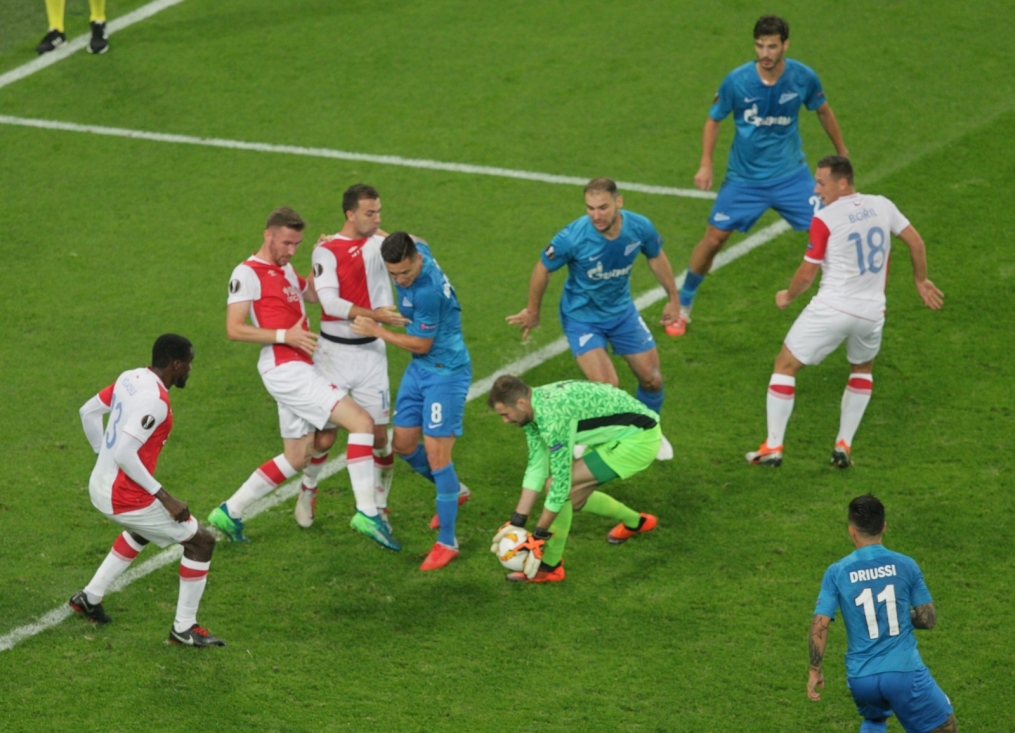 Лига Европы УЕФА 2018/19, «Зенит» — «Славия»