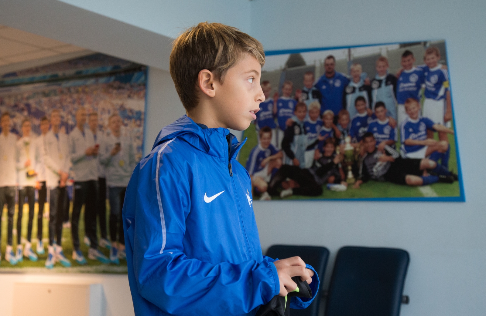 Клаудио Маркизио с сыном Давиде в Академии «Зенита»