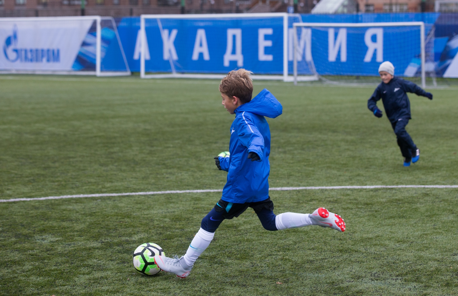 Клаудио Маркизио с сыном Давиде в Академии «Зенита»